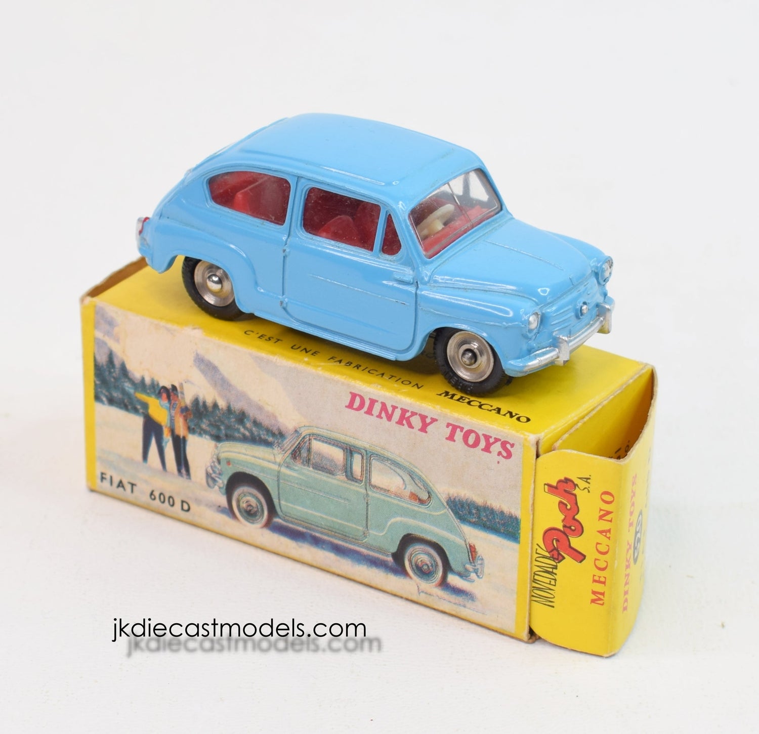 French Dinky 520 Poch Fiat 600 D - Virtually Mint/Boxed