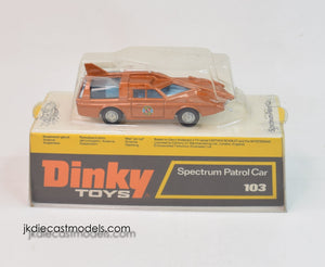 Dinky toys 103 Spectrum Patrol Car Virtually Mint/Boxed 'Suffolk' Collection