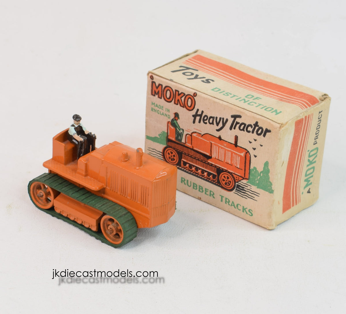 Moko Heavy Tractor with rubber tracks Very Near Mint/Boxed