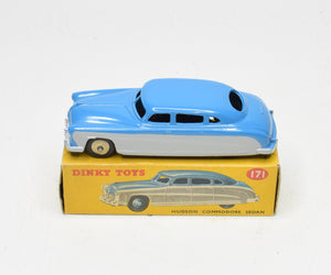 Dinky toys 171 Hudson Commodore Very Near Mint/Boxed (Low line cream hubs)