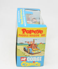 Corgi toys 802 Popeye Paddlewagon (Old shop stock)
