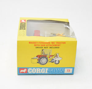 Corgi toys 73 Massey-Ferguson With Saw attachment Virtually Mint/Boxed