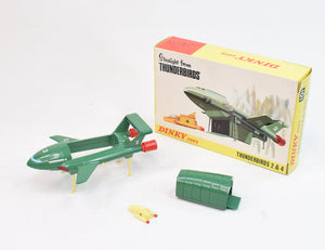 Dinky toy 101 Thunderbird 2 + 4 Virtually Mint/Nice box