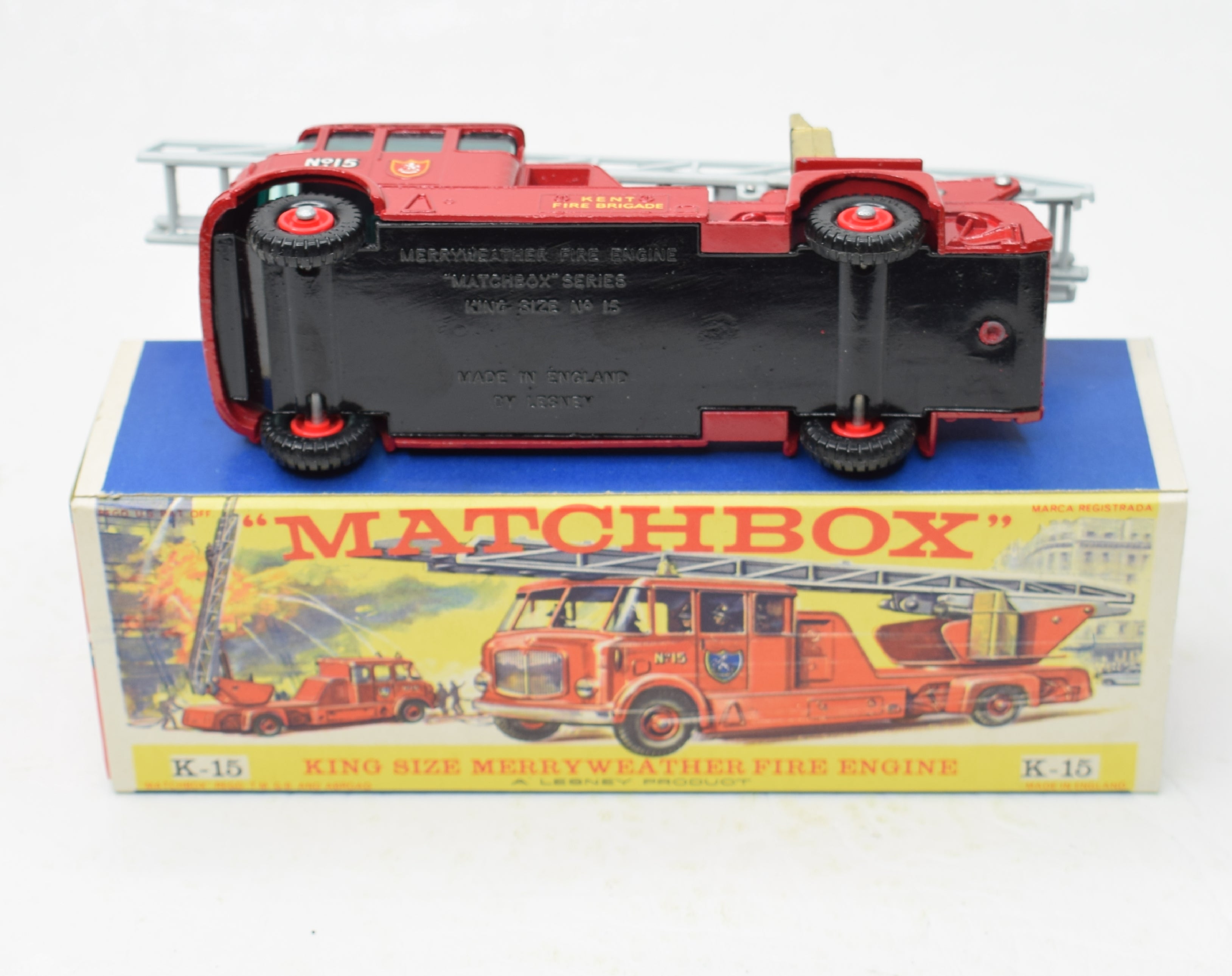 Matchbox King Size K-15 Merryweather Fire Engine (Old shop stock 
