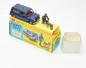 Corgi toys 448 B.M.C Mini Police Van with Tracker Virtually Mint/Boxed (Cast hubs)