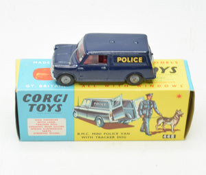Corgi toys 448 B.M.C Mini Police Van with Tracker Virtually Mint/Boxed (Cast hubs)