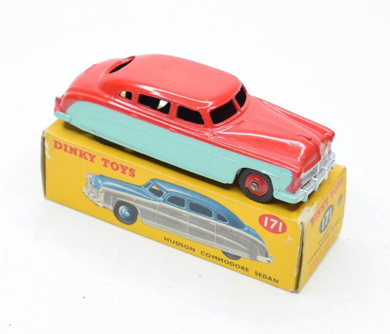 美品レア　DINKY TOYS HUDSON COMMODORE ミニカー Dinky toys 171 Hudson Commodore Very Near Mint/Boxed (Low