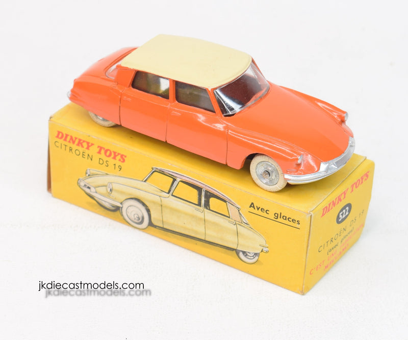 French Dinky 522 DS 19 Citroen Very Near Mint/Boxed – JK DIE-CAST