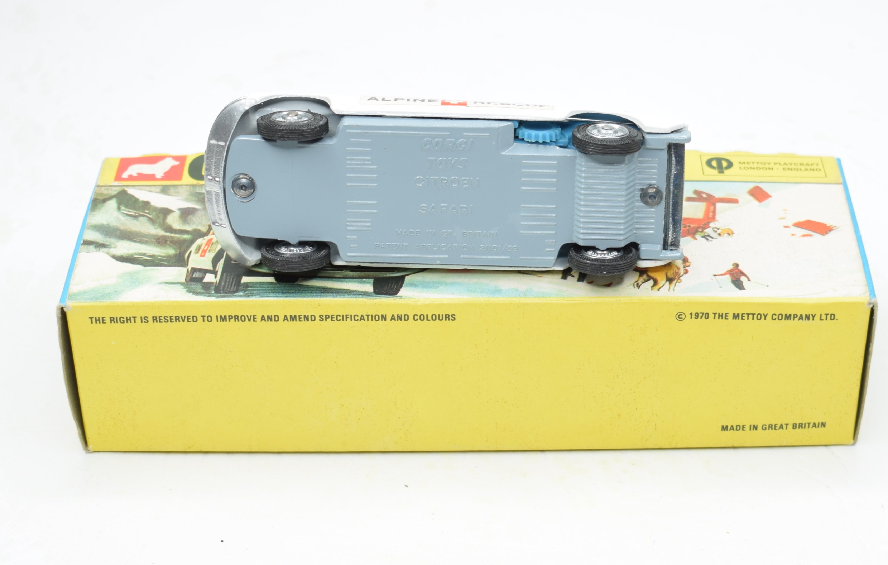 CORGI TOYS ancienne boite VIDE Citroën Safari Alpine Rescue N°513 CORGI TOYS ancienne boite VIDE Citroën Safari Alpine Rescue N°513