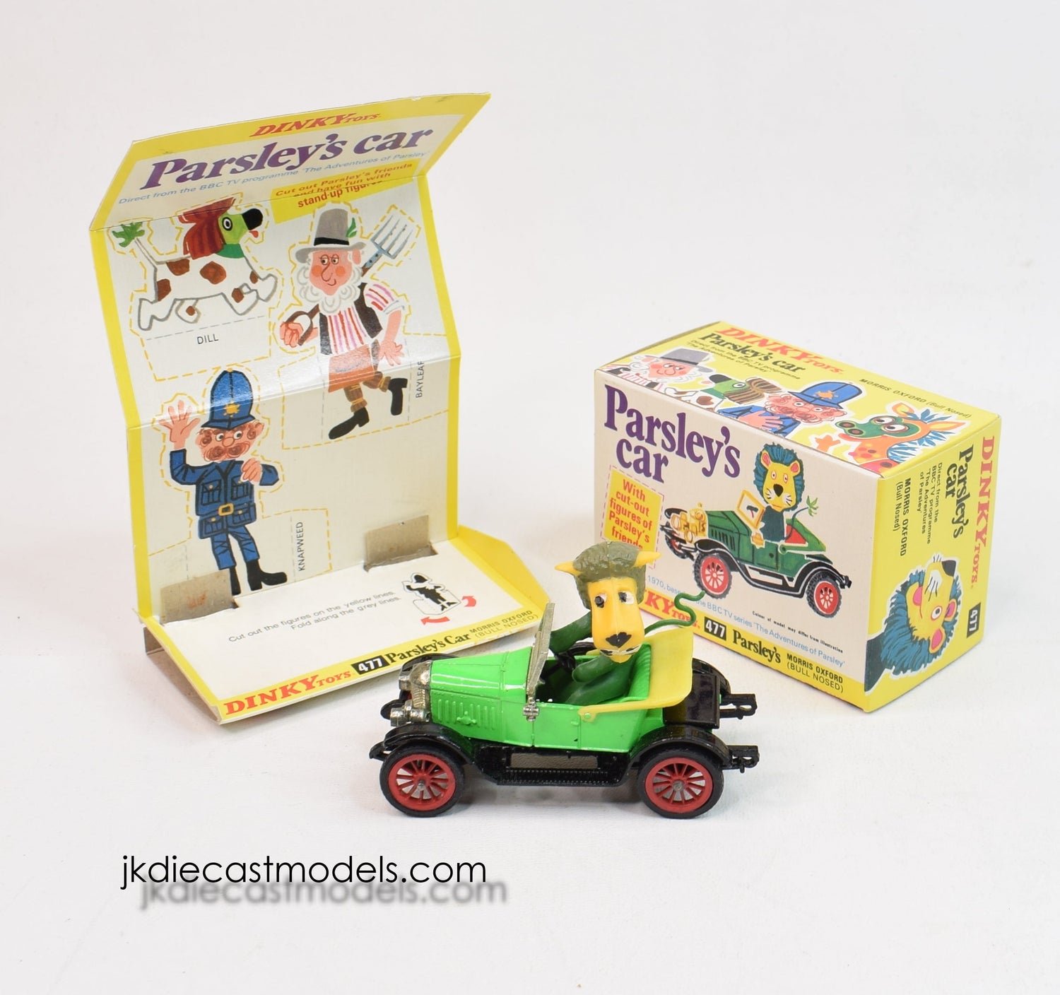 Dinky toys 477 Parsley's Car Mint/Superb box