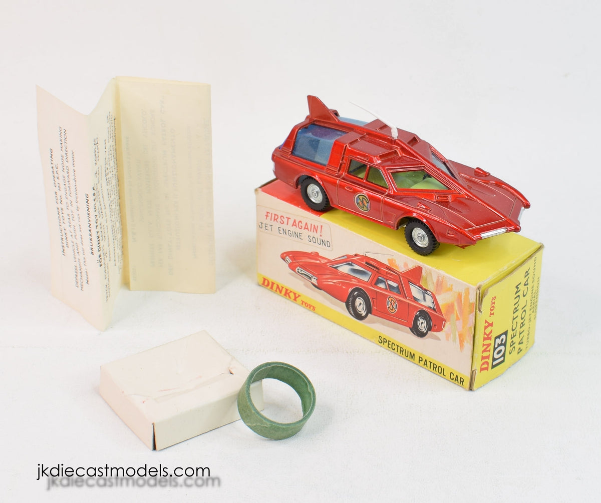 Dinky toys 103 Spectrum Patrol Car Virtually Mint/Boxed