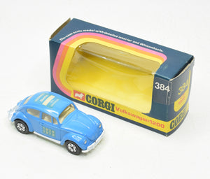 Corgi toys 384 VW 1200 '40th Anniversary' Virtually Mint/Boxed The 'Wickham' Collection
