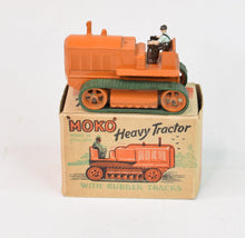 Moko Lesney Heavy Tractor with rubber tracks Virtually Mint/Boxed