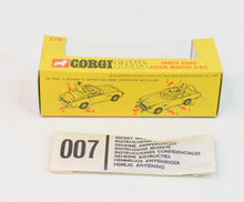 Corgi Toys 270 James Bond DB5 Mint/Boxed