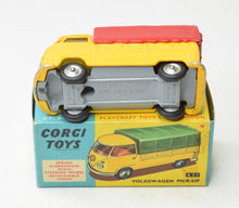Corgi toys 431 VW Pick-up Very Near Mint/Boxed (Yellow interior)