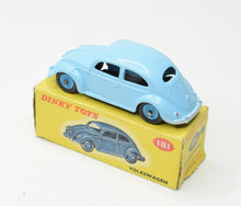 Dinky toys 181 VW Beetle Virtually Mint/Boxed (Plastic hubs)