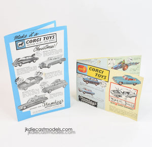 Corgi toys 'Hamleys' Price leaflets 1964 Virtually mint 'Hard Rock' Collection