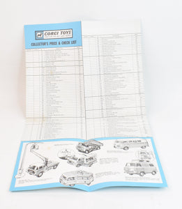 Corgi toys 'Hamleys' Price leaflets 1964 Virtually mint 'Hard Rock' Collection