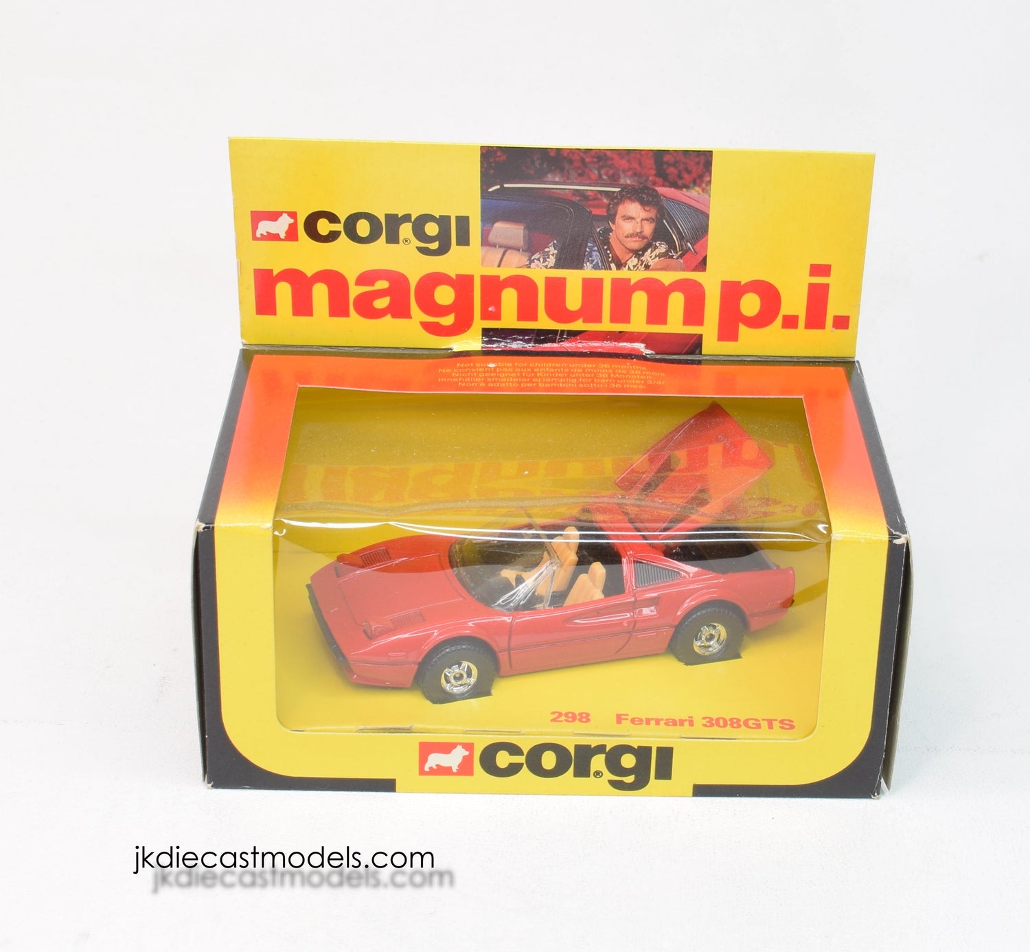 Corgi toys 298 Ferrari 308GTS Magnum p.i Mint/Boxed