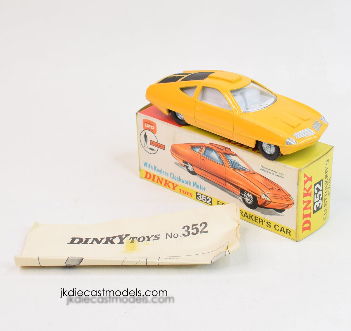 Dinky toys 352 Ed Straker's car Virtually Mint/Boxed 'Hard Rock' Collection
