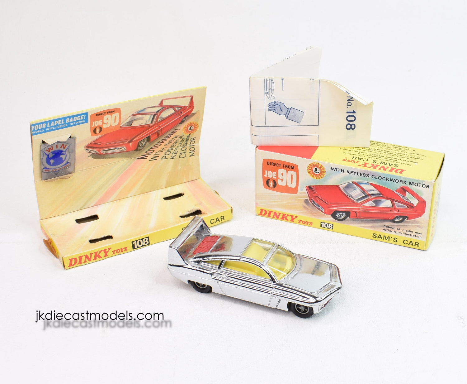 Dinky toys 108 Sam's Car Virtually Mint/Boxed 'Carlton' Collection