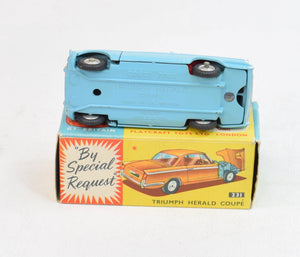 Corgi toys 231 Triumph Herald Very Near Mint/Boxed 'JJP Vancouver' Collection