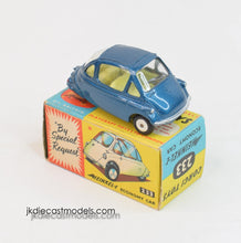 Corgi toys 233 Heinkel Virtually Mint/Boxed (Peacock blue)