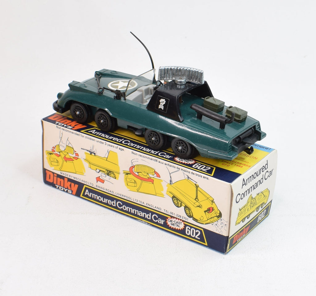 Dinky toys 602 Gerry Anderson Armoured Command car Virtually Mint/Boxe ...