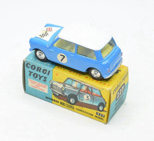 Corgi toys 227 Mini-Cooper Competition Virtually Mint/Boxed (Lemon interior)