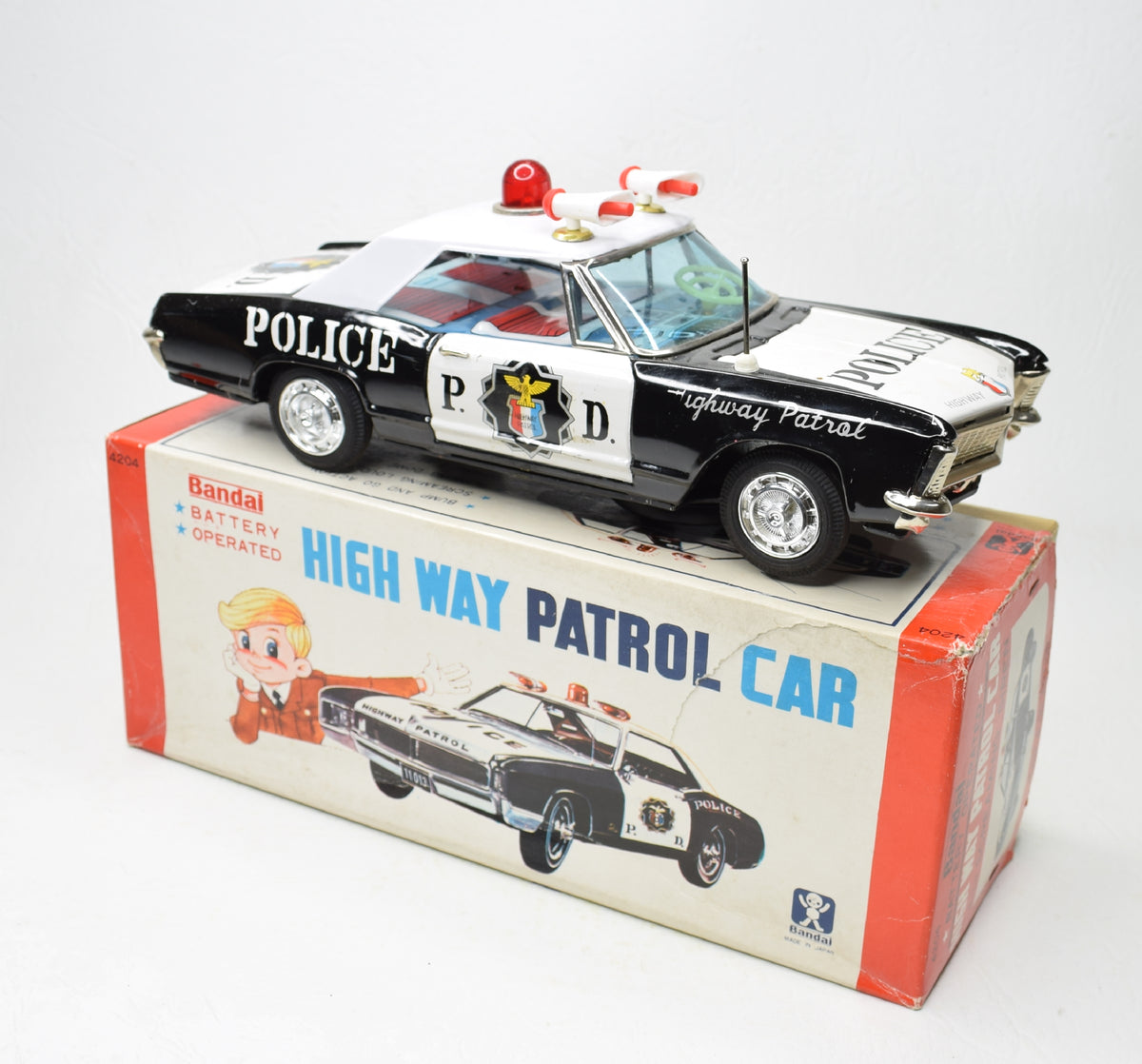 Bandai Highway Patrol Car Virtually Mint/Boxed 'Carlton' Collection