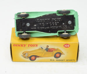 Dinky toy 102 M.G Midget Very Near Mint/Boxed 'Brecon' Collection