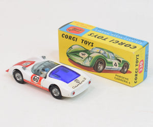 Corgi Toys 330 Porsche Virtually Mint/Nice box (blue canopy)