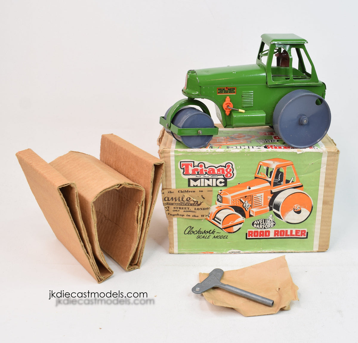 Tri-ang Minic Road Roller Virtually Mint/Boxed (Hamley's Sticker)
