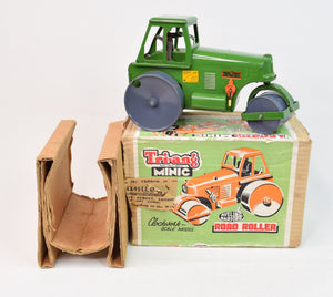 Tri-ang Minic Road Roller Virtually Mint/Boxed (Hamley's Sticker)