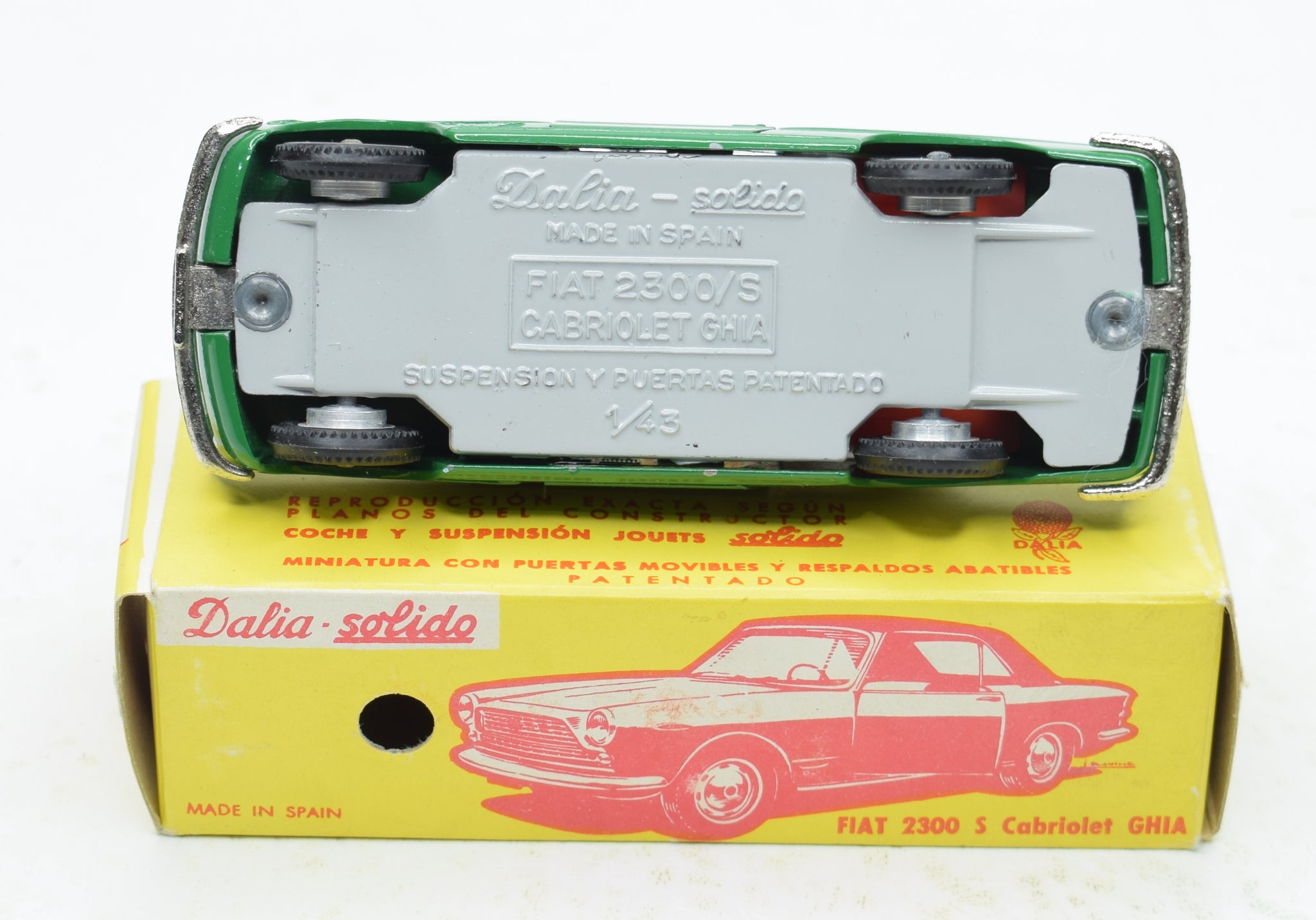Dalia Solido Fiat 2300 S Cabriolet Ghia No Mebetoys Dalia Solido Fiat 2300 S Cabriolet Ghia No Mebetoys