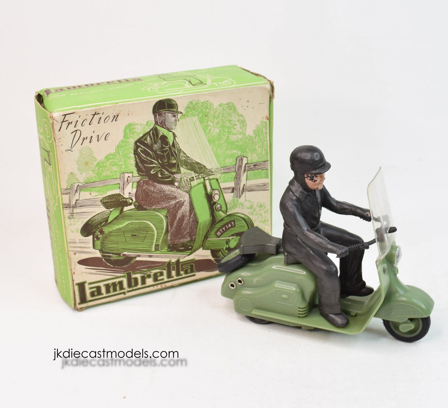 Mettoy 8134 friction drive - Lambretta - Virtually Mint/Boxed