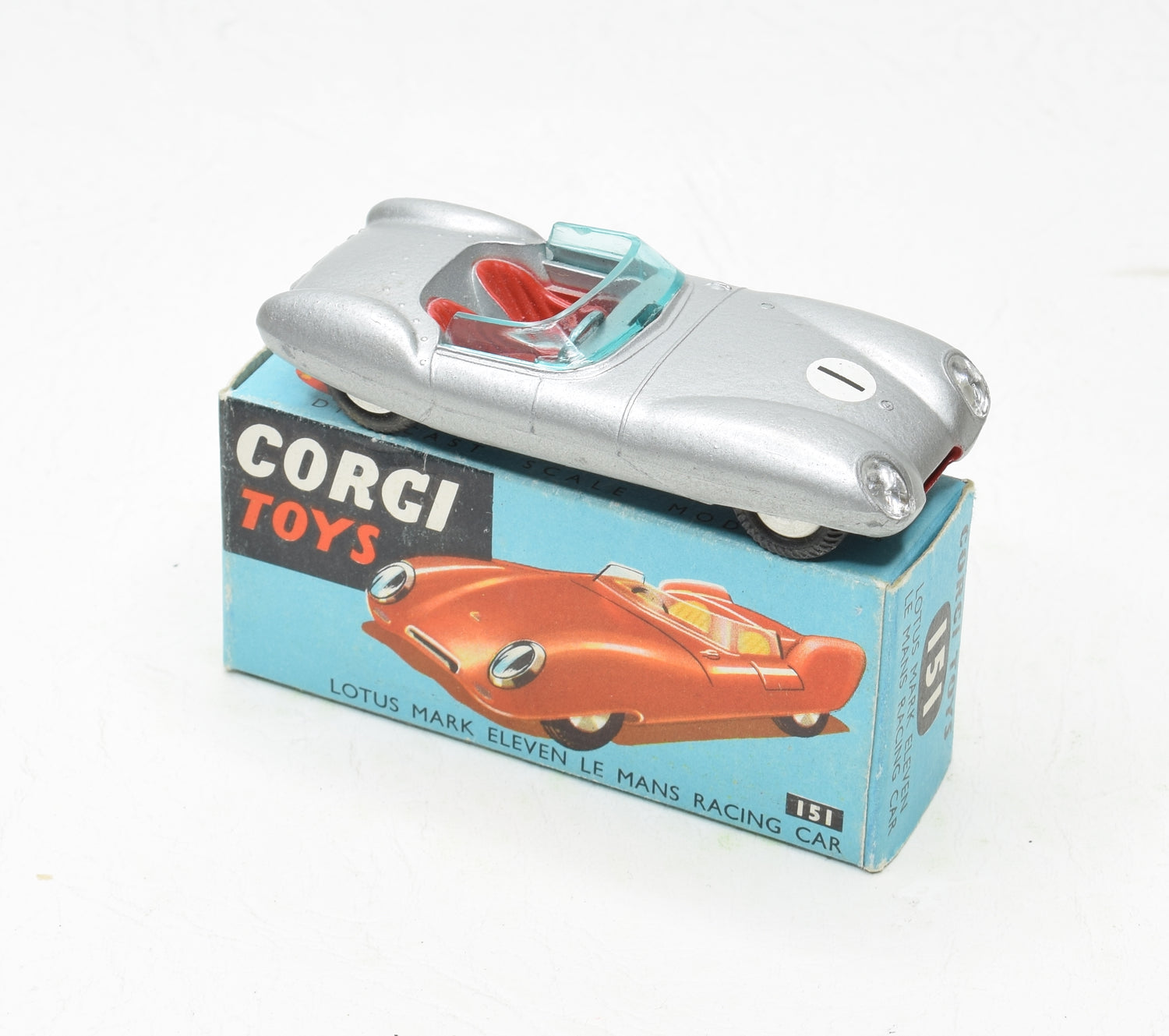 Corgi toys 151 Lotus Le Mans Virtually Mint/Boxed