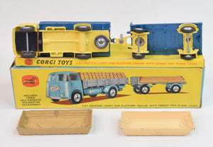Corgi toys Gift set 11 E.R.F Dropside with Cement & Planks - Very Near Mint/Boxed