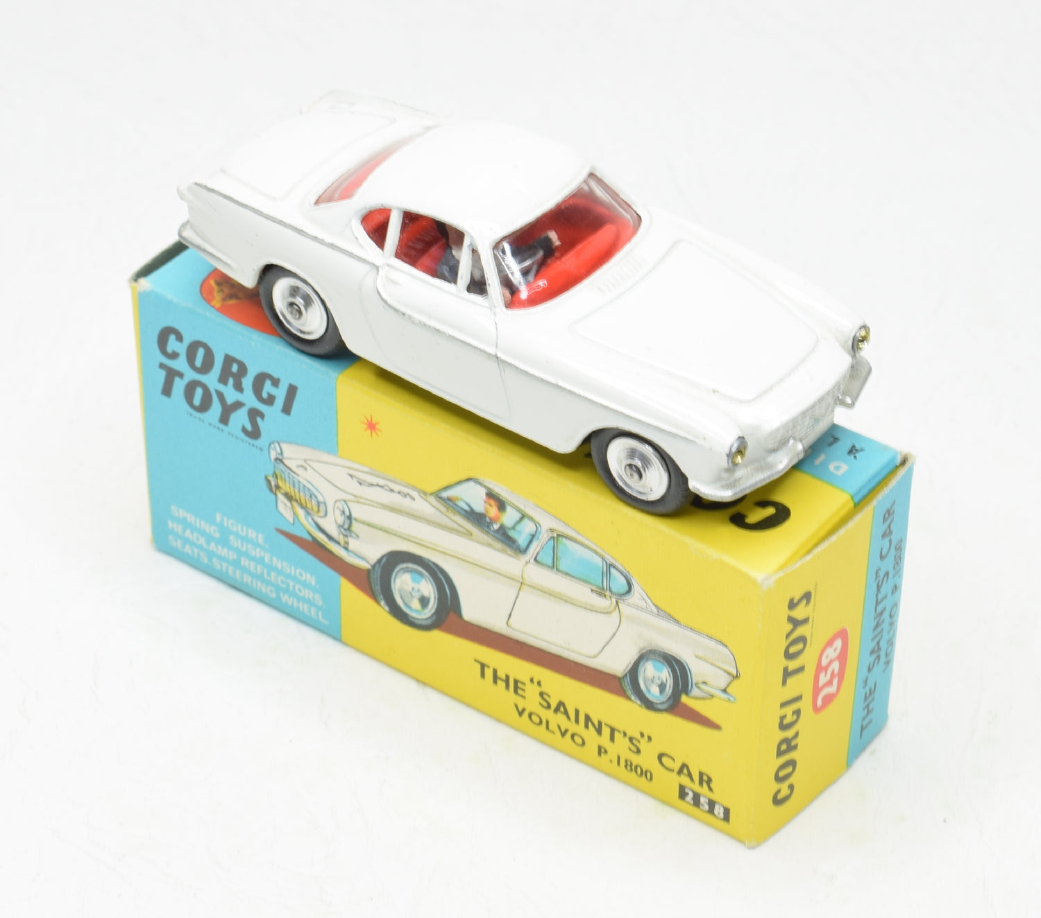 Corgi Toys 258 'Saint' P1800 Very Near Mint/Boxed 'Carlton' Collection