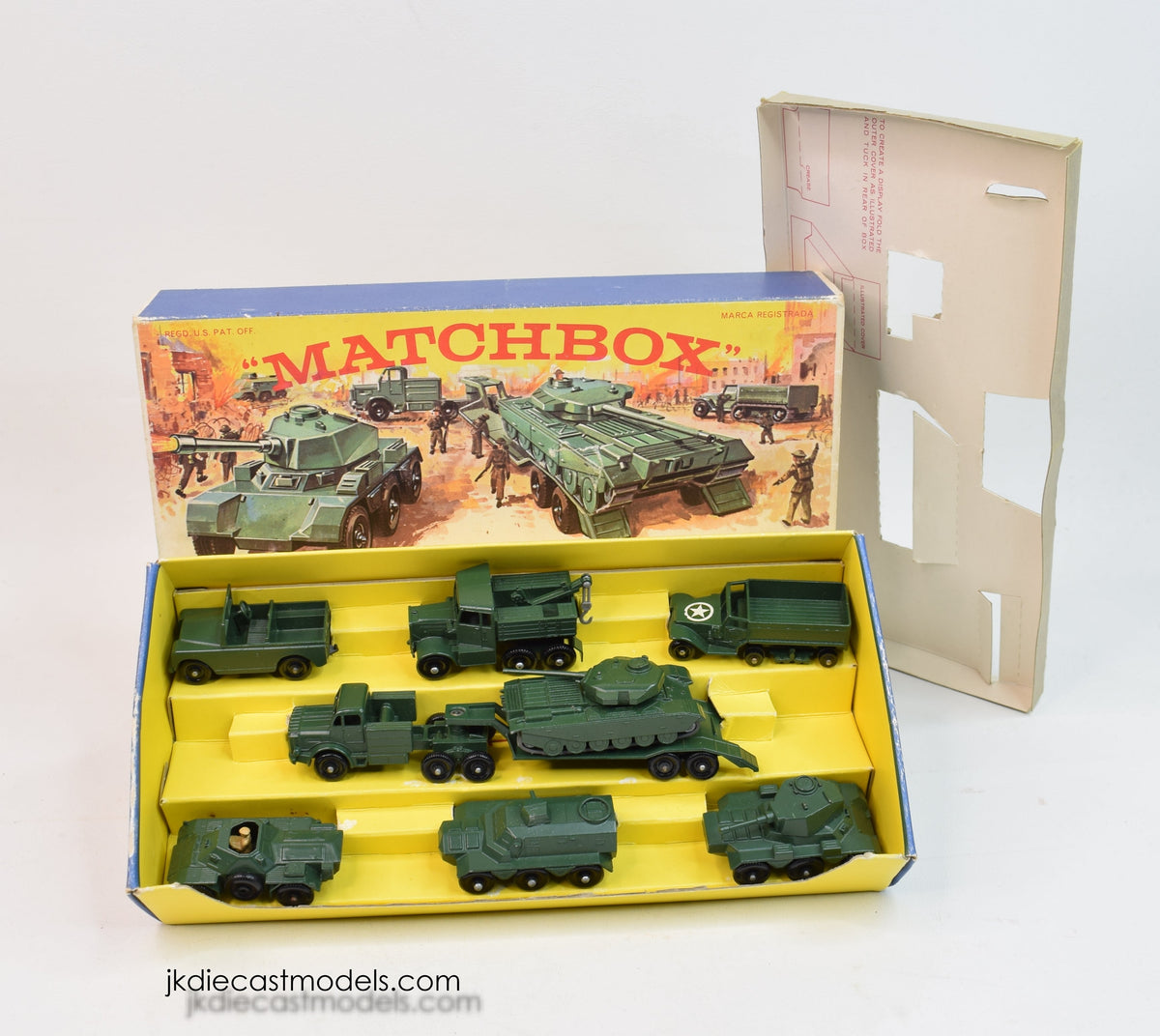 Matchbox G-5 Military Vehicles gift set Very Near Mint/Boxed