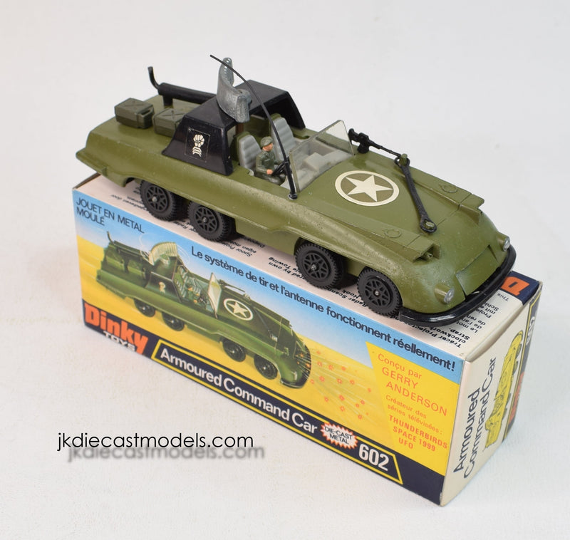 Dinky toys 602 Gerry Anderson Armoured Command car Virtually Mint