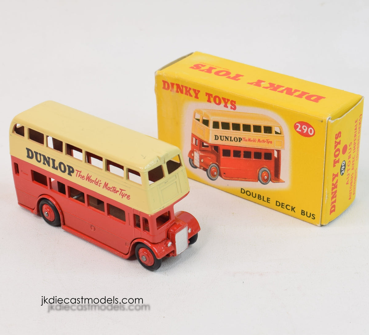 Dinky toys 290 Double deck bus 'Dunlop' Virtually Mint/Boxed 'TQ12' Collection
