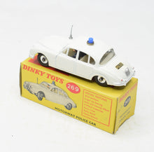 Dinky toys 269 Motorway Police Car Virtually Mint/Boxed 'Brecon' Collection
