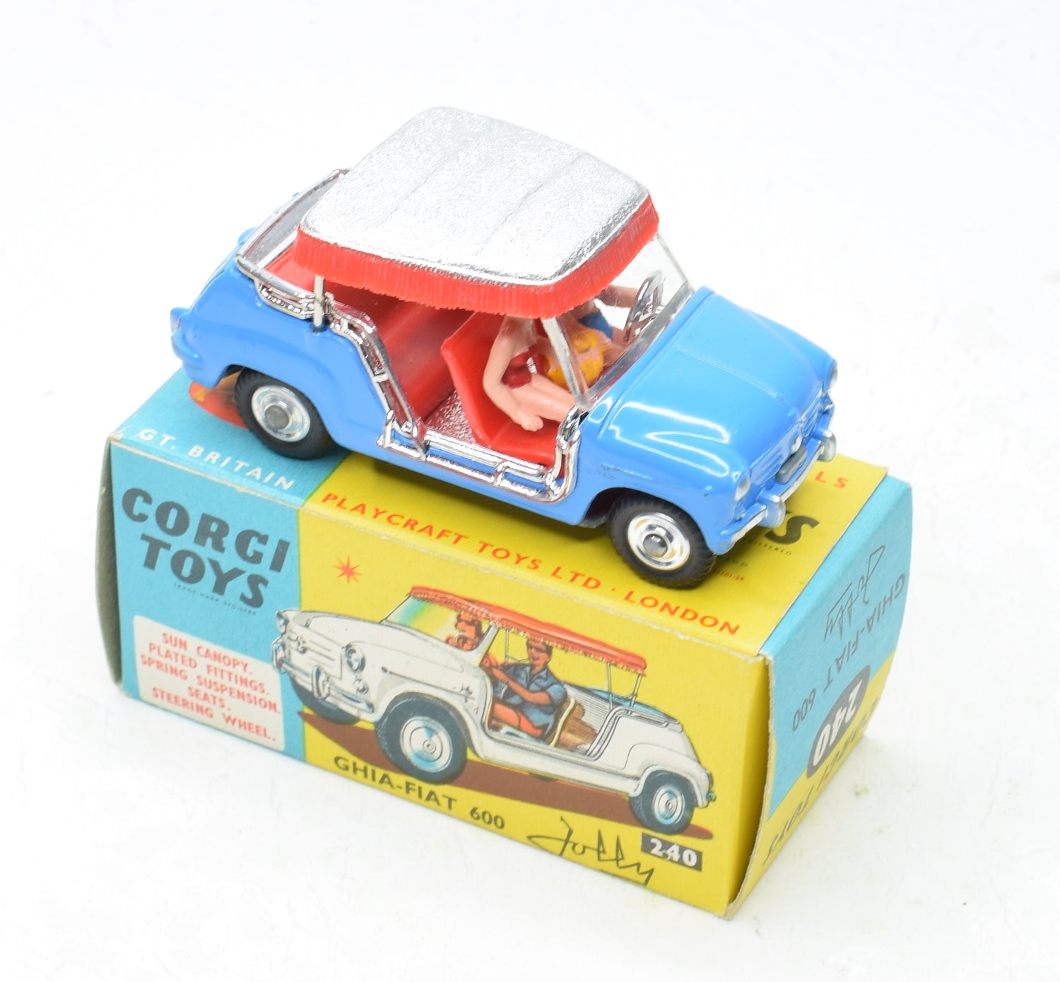 Corgi toys 240 Fiat Jolly Very Near Mint/Boxed 'Carlton' Collection
