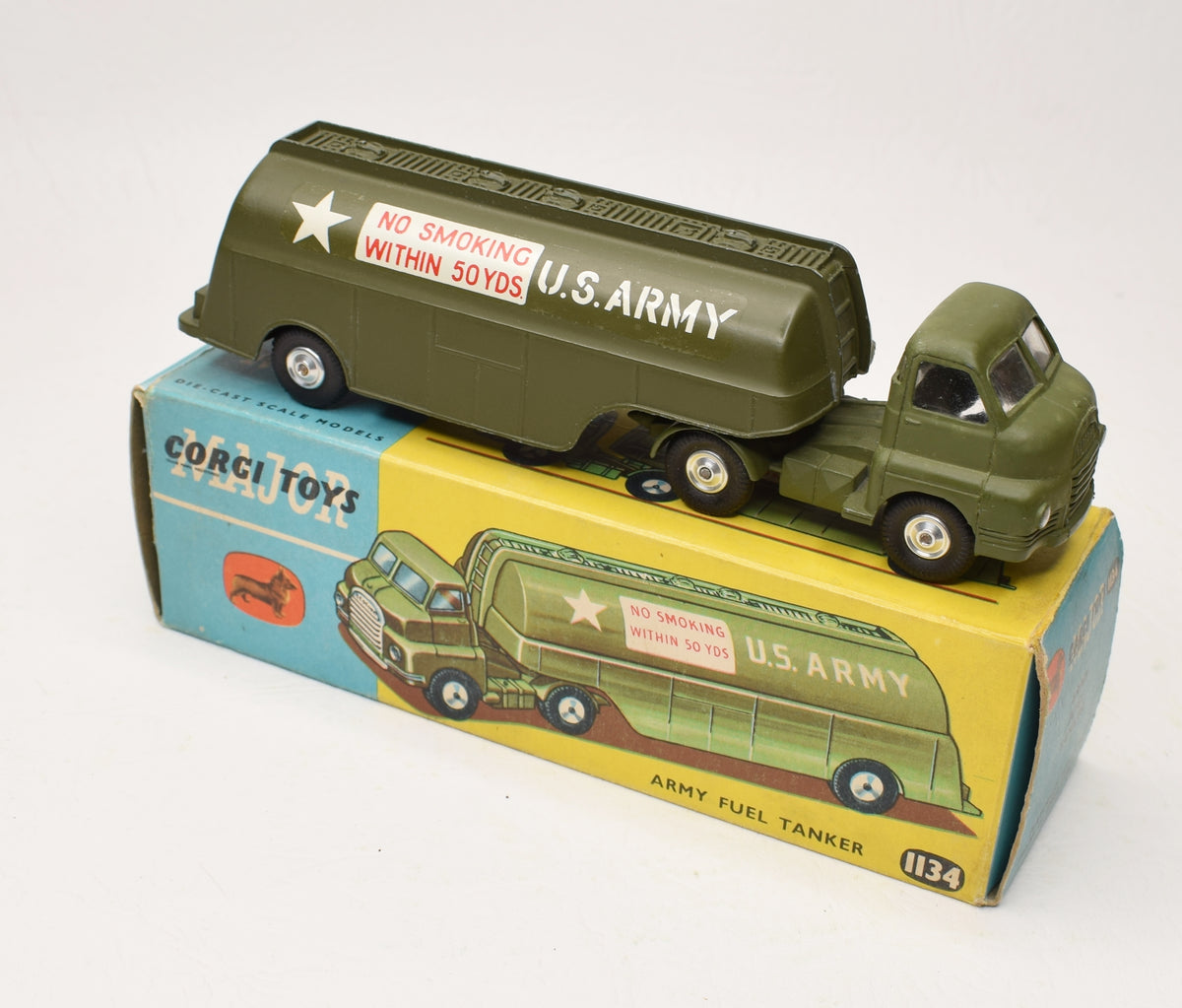 Corgi toys 1134 Army Fuel Tanker Very Near Mint/Boxed