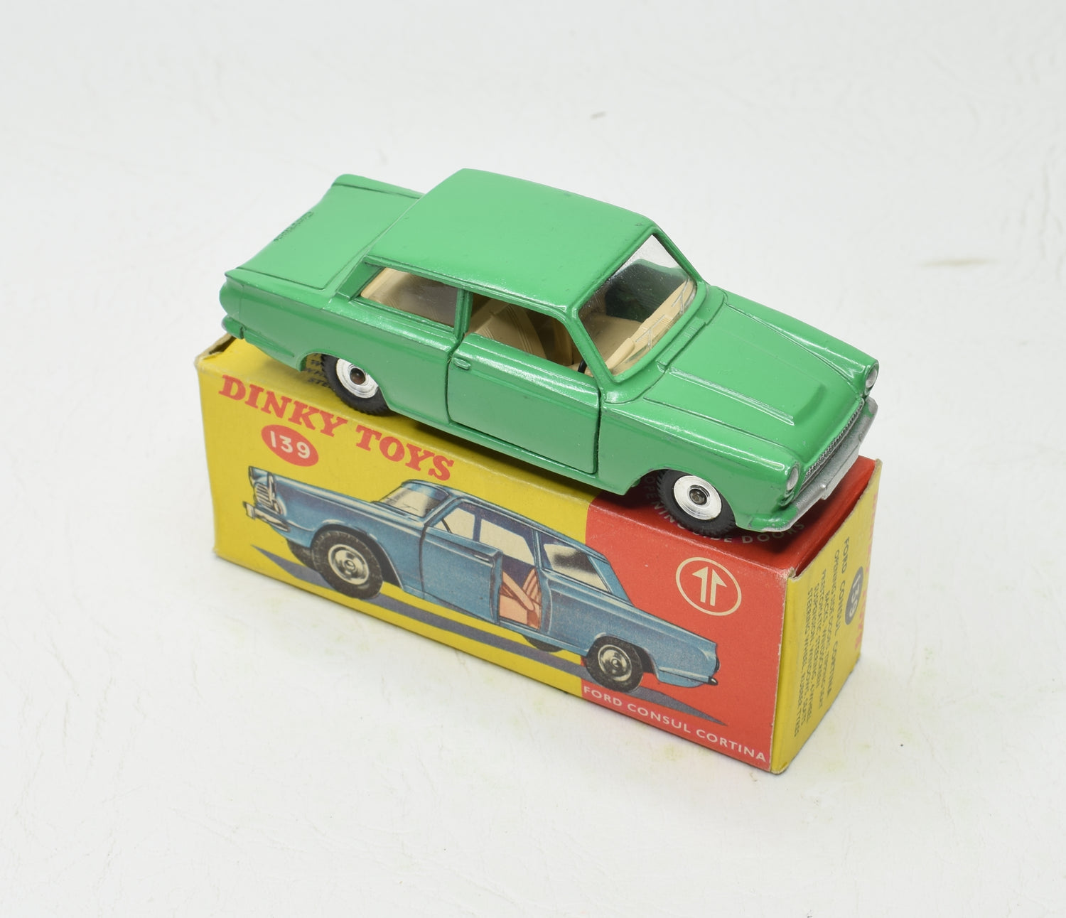Dinky Toys 139 'South African' Ford Cortina Very Near Mint/Boxed