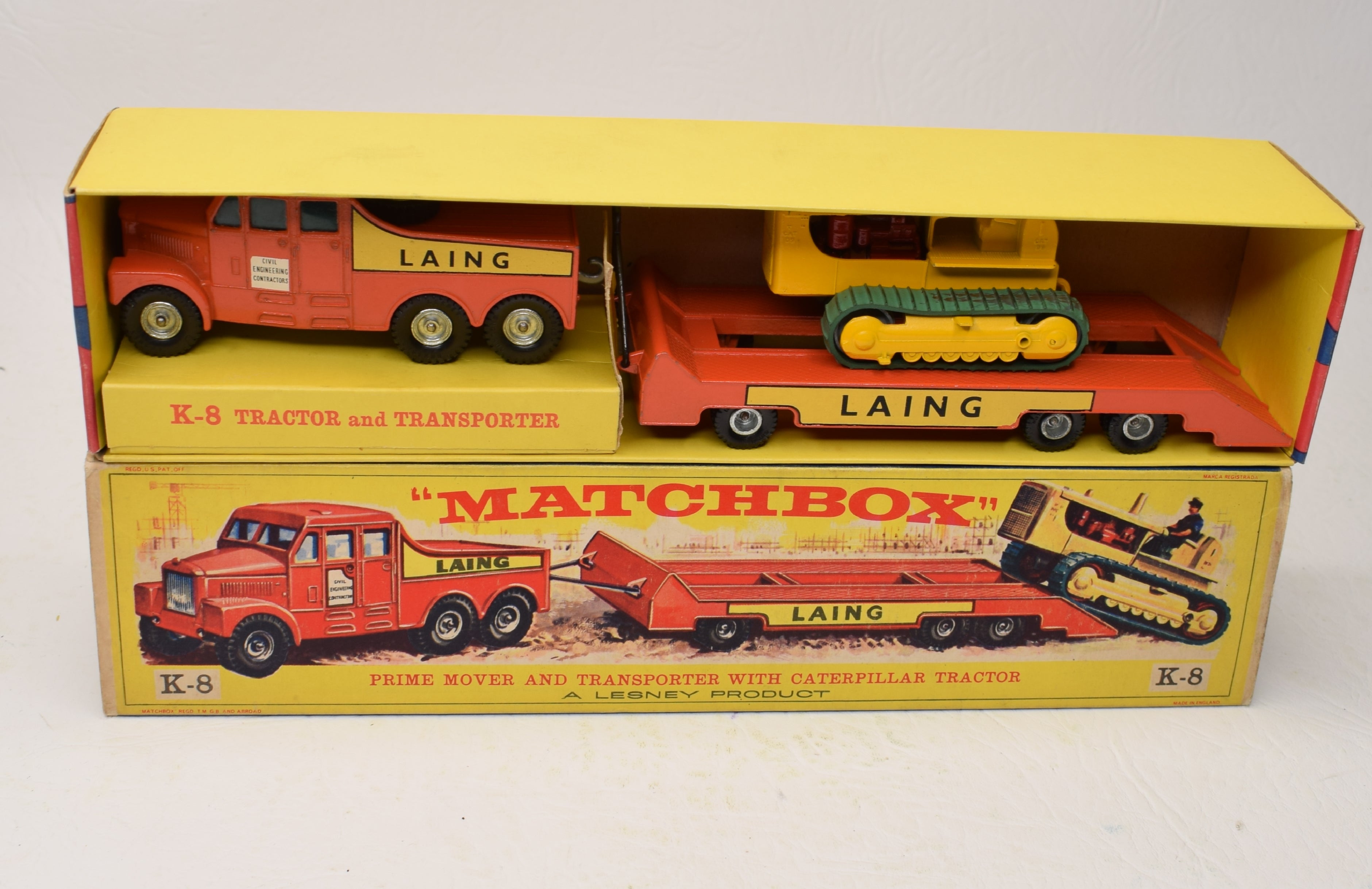 Matchbox King Size K-8 Prime Mover Very Near Mint/Boxed – JK DIE 