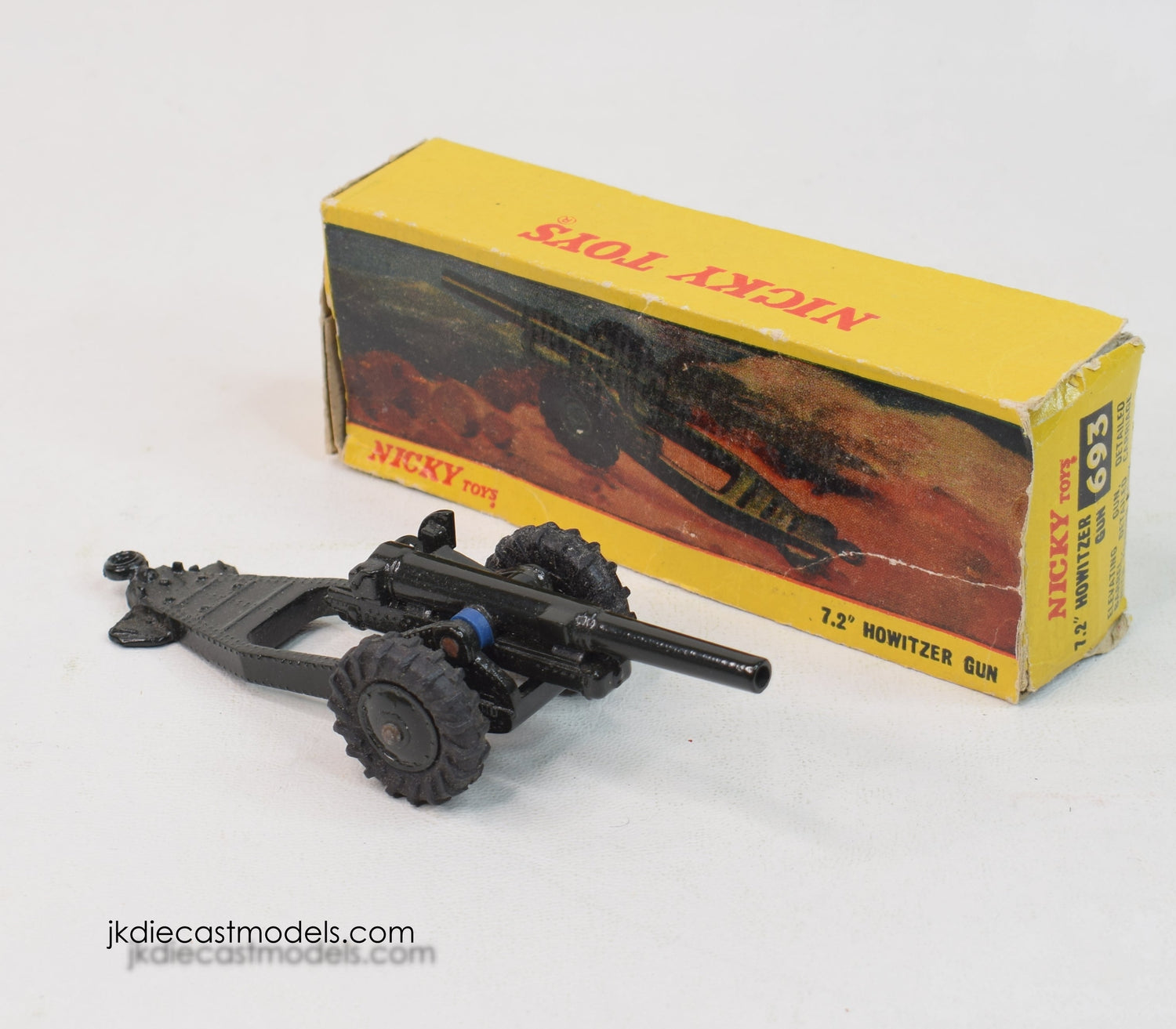 Nicky Toys 693 7.2 Howitzer Gun Very Near Mint/Boxed