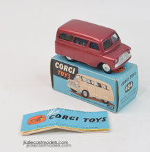 Corgi toys 404 Bedford 'Dormobile' Virtually Mint/Nice box