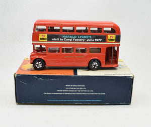 Corgi 469 Routemaster Bus 1977 'Harald Lyche's Factory Visit' Very Near Mint/Boxed 'Wickham' Collection